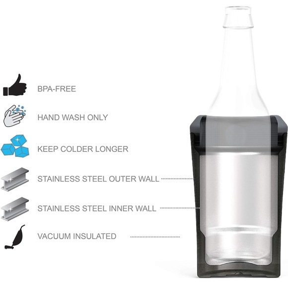 Zak can bottle tumbler cooler - new slate gray - Picture 3 of 8